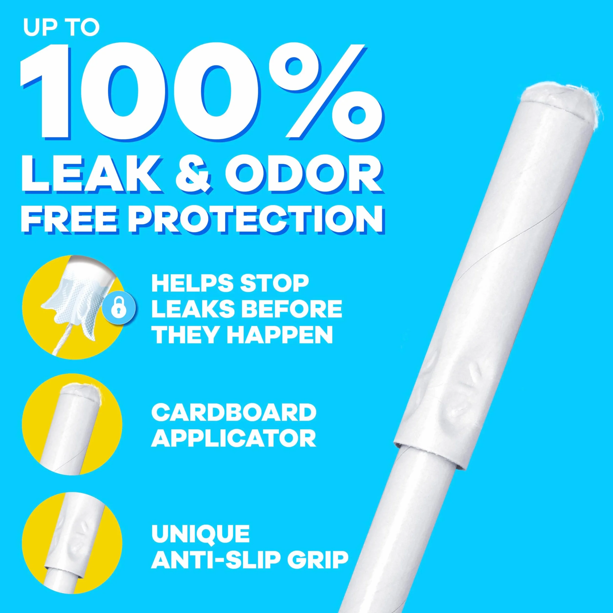 Tampax Super Plus Tampons with Flushable Cardboard Applicator 40 ct