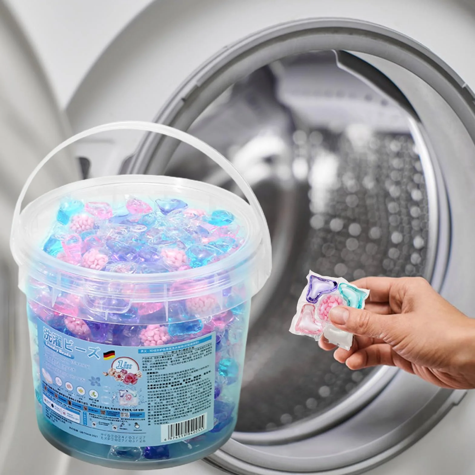 Cialde per lavatrice compresse detersivo concentrato protezione colore