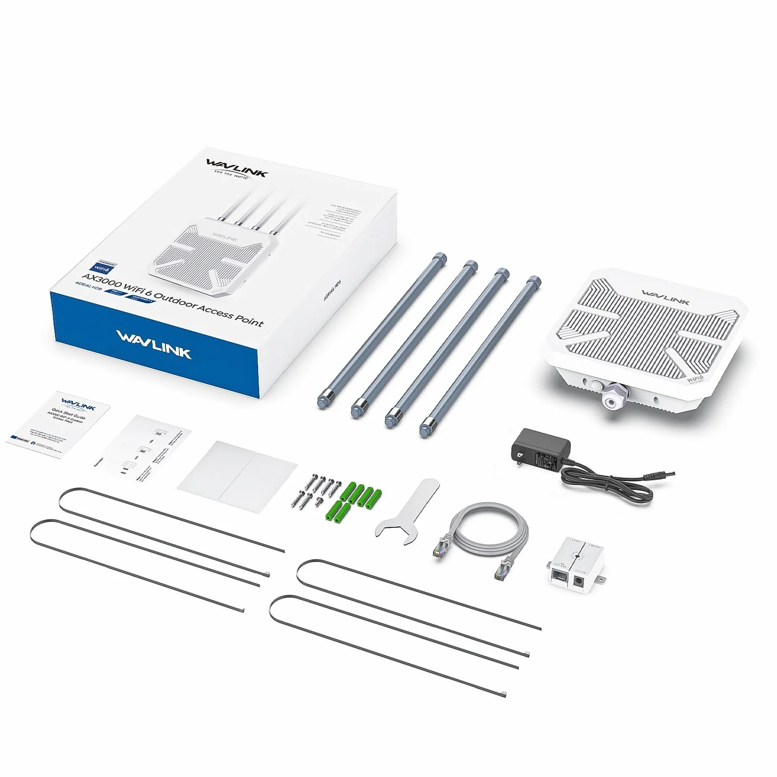 Wavlink AX3000 Mesh – Punto di accesso WiFi a lunga portata – ideale per grandi aree