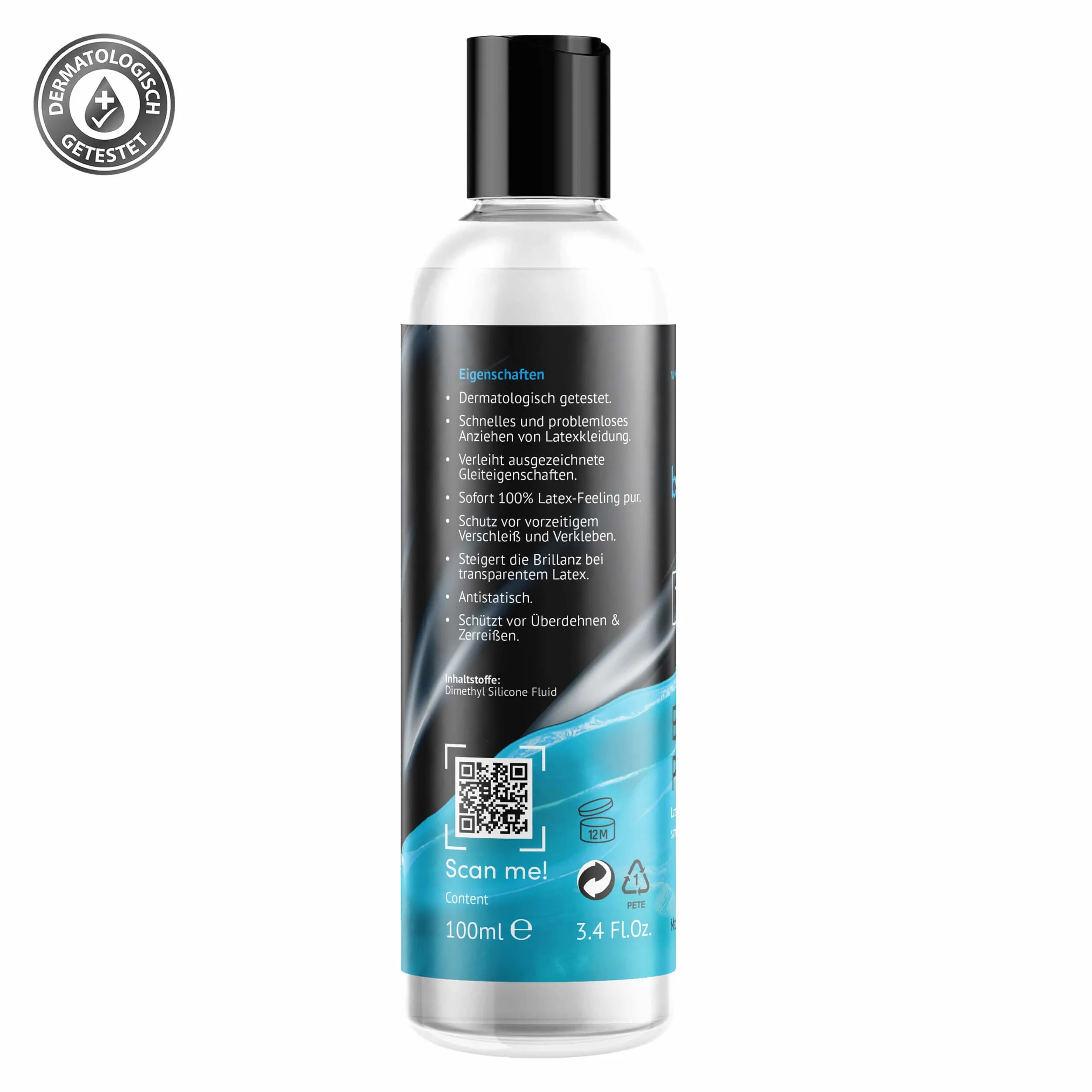 Set completo per la cura del lattice 100 - Easy GLIDEml - Perfect Shine - Special WASH