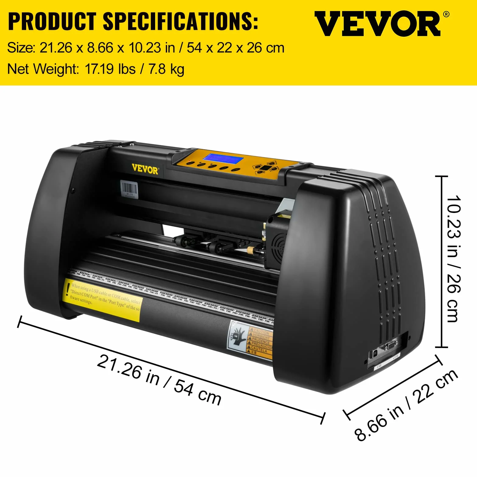 VEVOR Plotter da Taglio in Vinile Macchina con Plotter Signmaster Software Plotter Prefessionale Macchina con Supporto Taglierina per Vinile