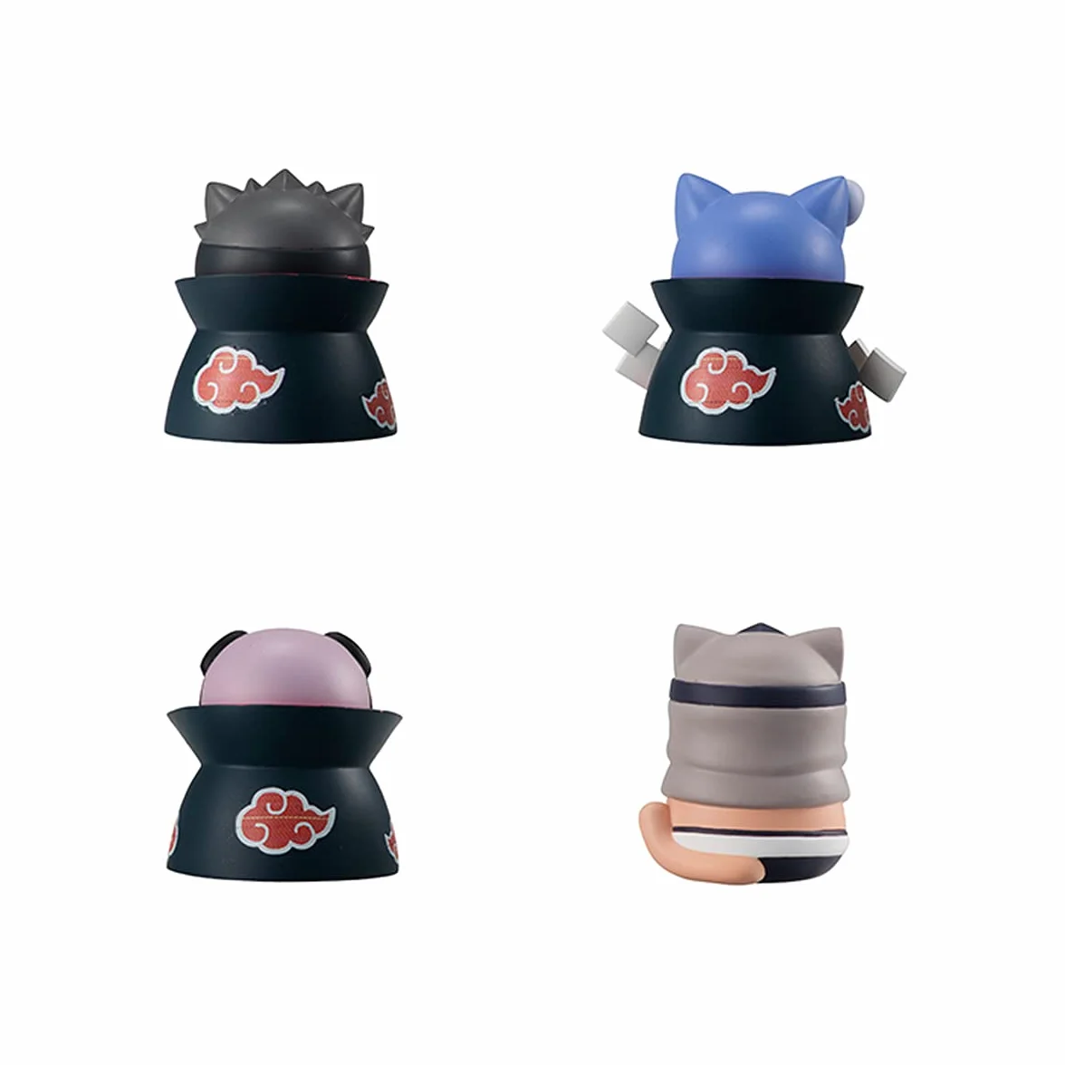 MEGAHOUSE Naruto Shippuden Mega Cat Project Trading Figures Nyaruto! Special Set 3 cm