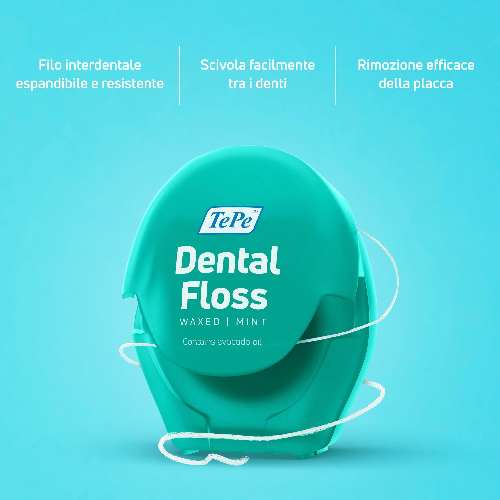 TePe Dental Floss filo espandibile fili multipli per spazi stretti