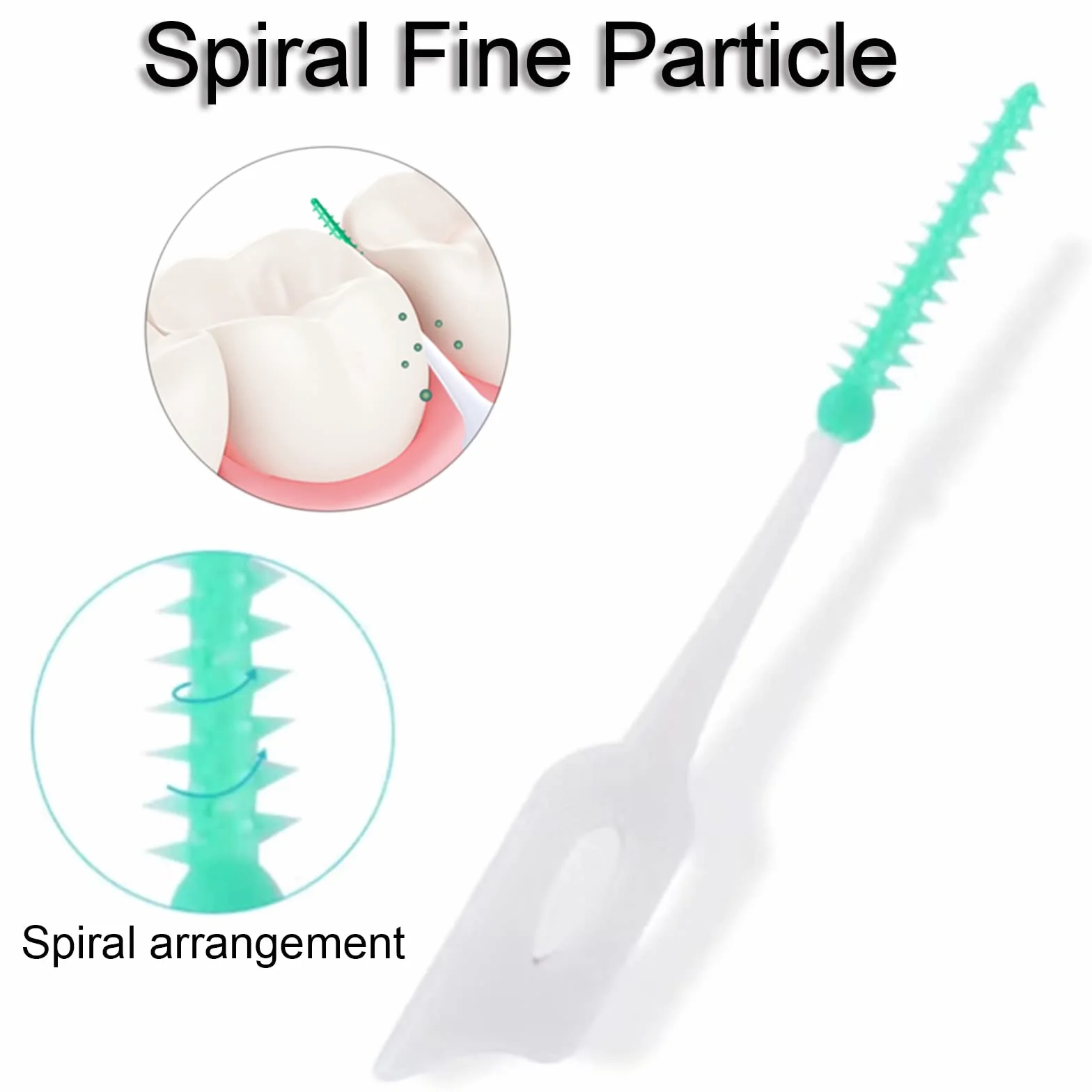 200 Pezzi Spazzolini Scovolini Silicone per Spazio Interdentale