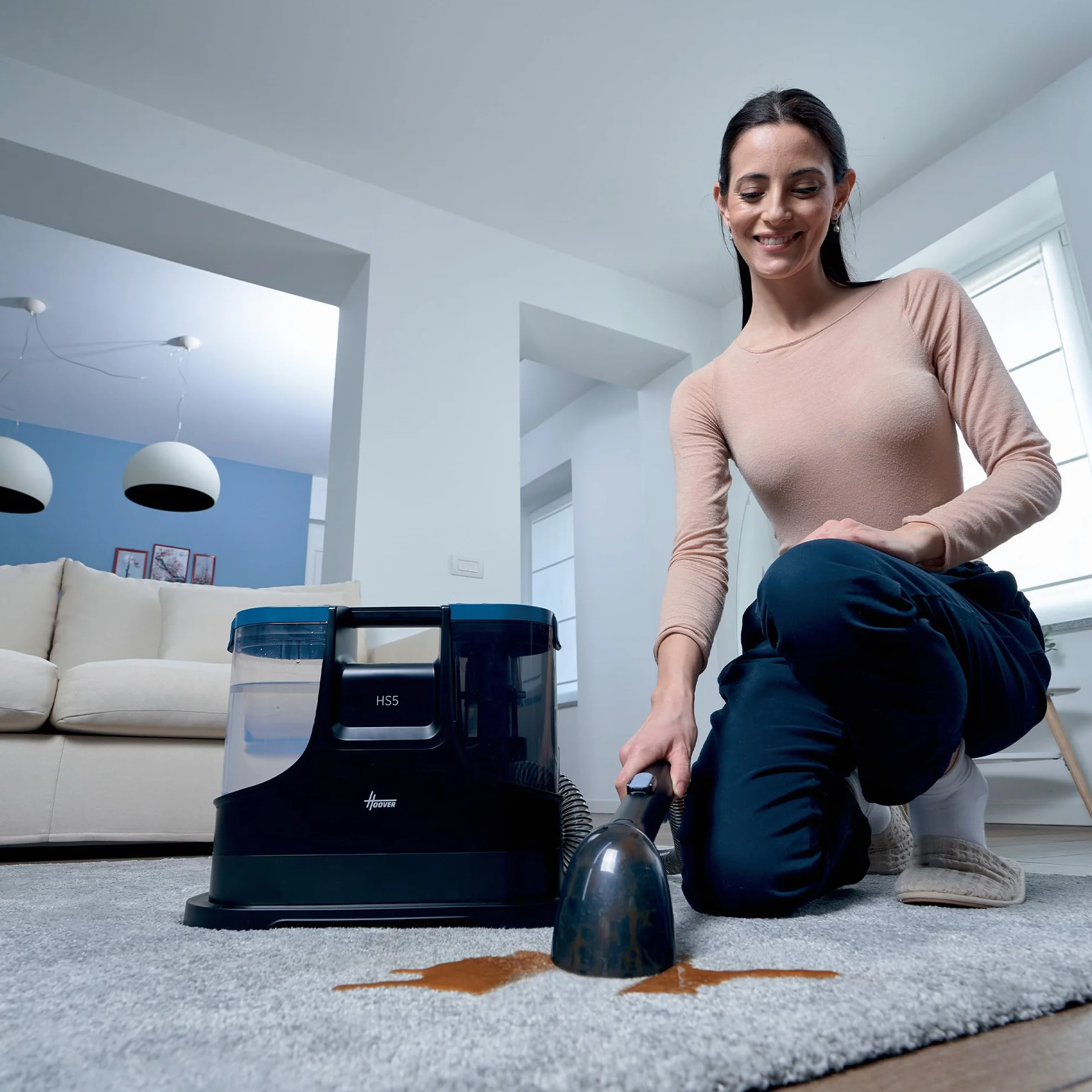 Hoover HS500 Smacchiatore e Shampoo Lava e Asciuga Tappeti 400 W