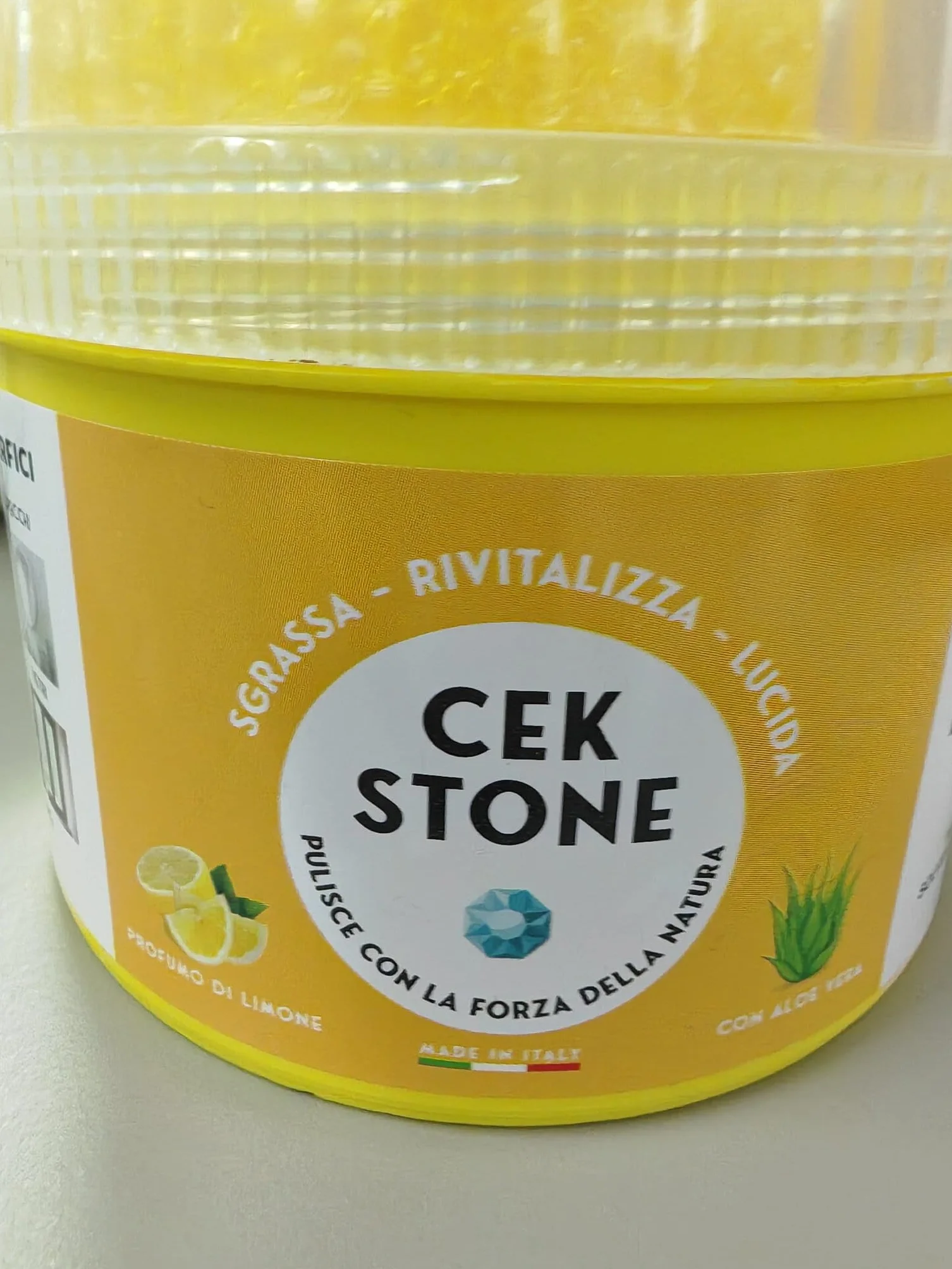 FENIX HOME Cek Stone 500g Pasta Protettiva, Prodotto Pulizia Casa Tutto In Uno