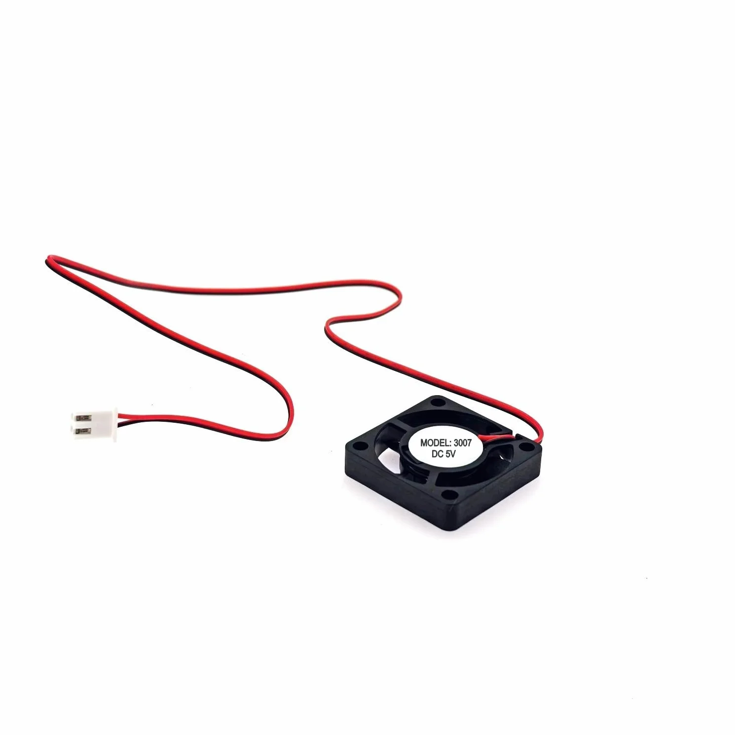 JZK 30x30x7 mm DC 5V mini ventola di raffreddamento 30mm con connettore a 2 pin, 8000 rpm, 0,08A, 3007 piccola ventola brushless DC 3cm per scheda di sviluppo, scheda grafica, ventola per stampante 3D