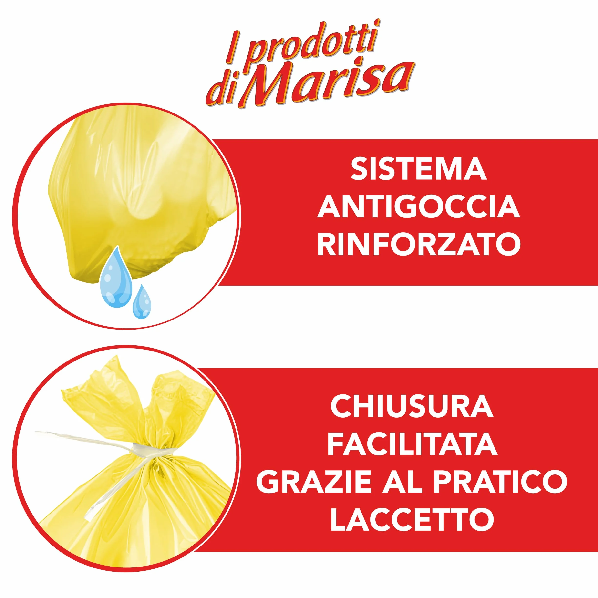 Sacchetti Spazzatura 110L 240 Pz 70x110 cm Antiforo Raccolta Differenziata Esterno Interno Giallo