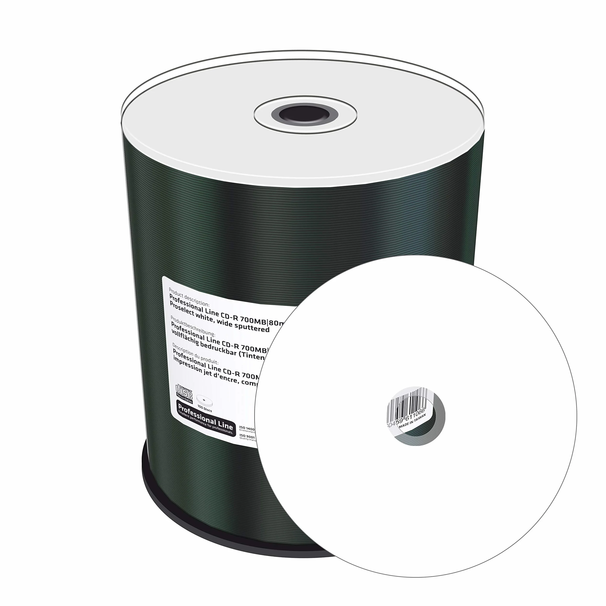 MediaRange MRPL501-C CD in bianco - CD-RW vergini (CD-R, scatola per torta)