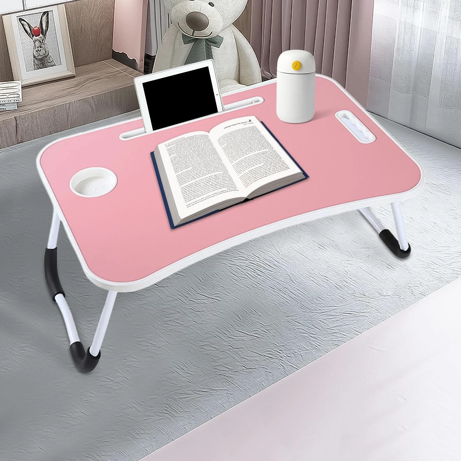Scrivania da per laptop - Supporto pieghevole per laptop, scrivania da per | laptop | Supporto portatile antiscivolo, scrivania - tavolo