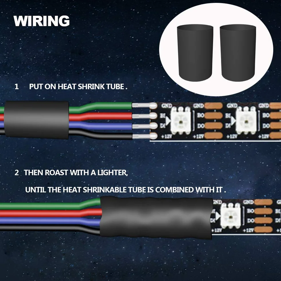 30 m 22 AWG 4 colori RGB Cavo di estensione Filo Linea, 4 x 0,32 mm² 12/24 V DC 100 ft Luci LED 4 Pin Fili Striscia Estendere la Bobina di Filo per 5050 3528 RGB LED Striscia