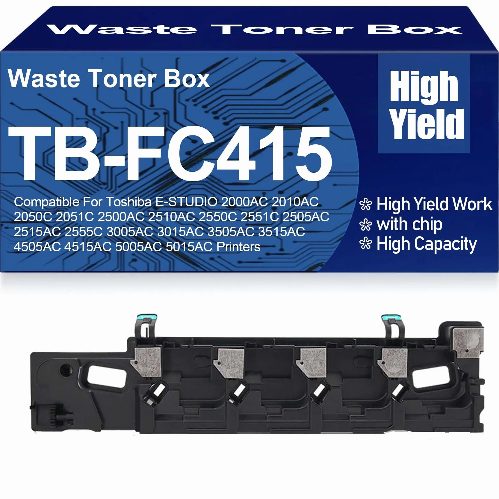 TB-FC415 Contenitore Toner di scarto 2010AC TB-FC30 TB-FC505 Compatibile per Toshiba E-Studio 2000AC 2050AC 2500AC 2550AC 3005AC 3515AC 4505AC 4515AC,TB FC415-1PC