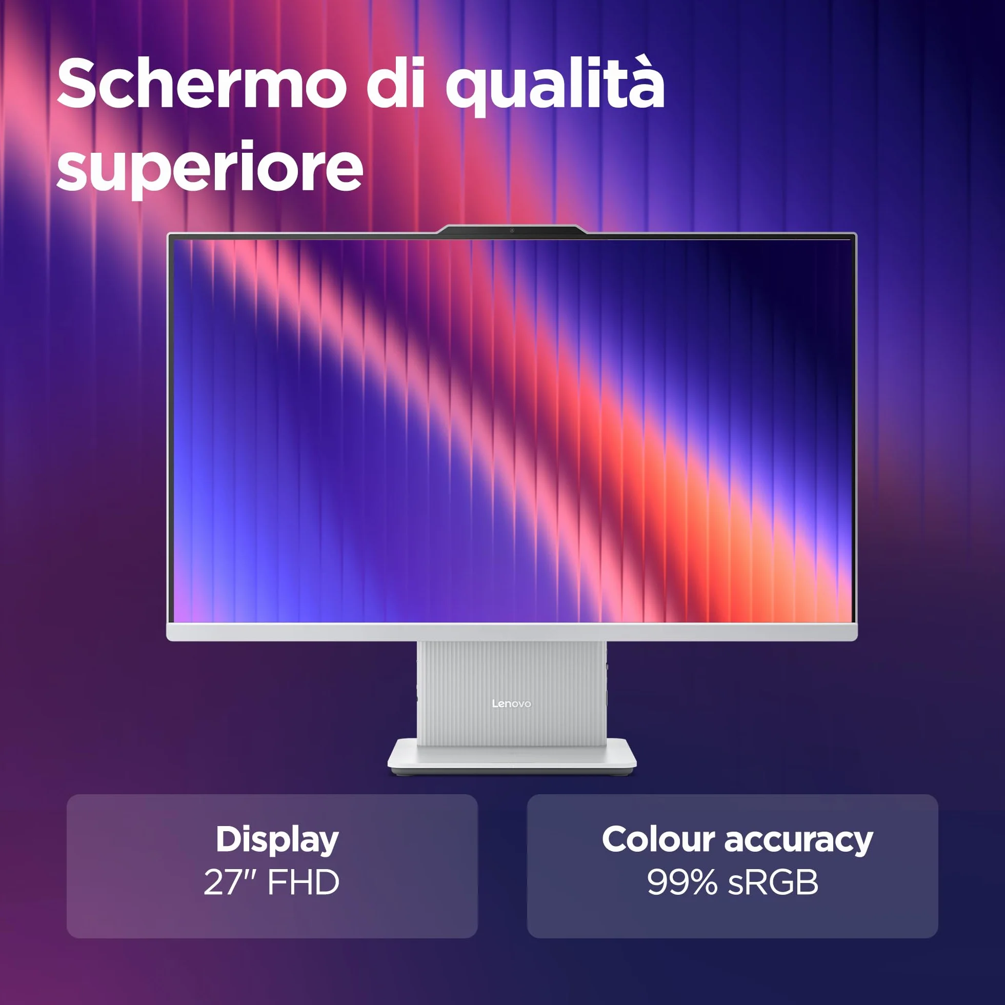 Lenovo IdeaCentre All-In-One 27" FHD Intel Core Ultra 7 256V 512GB SSD 16GB RAM WiFi 6 Windows 11