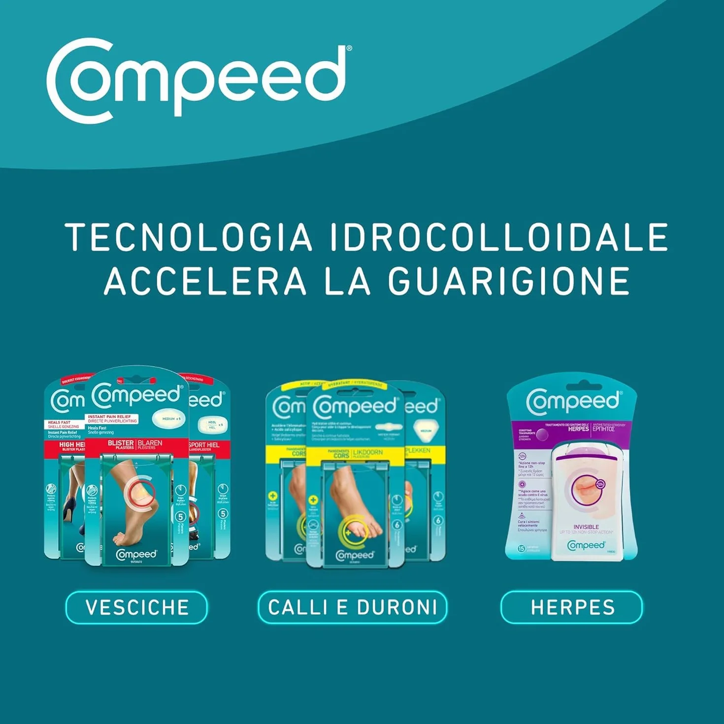 Compeed Cerotti Per Calli Formato Medio 10 Unità