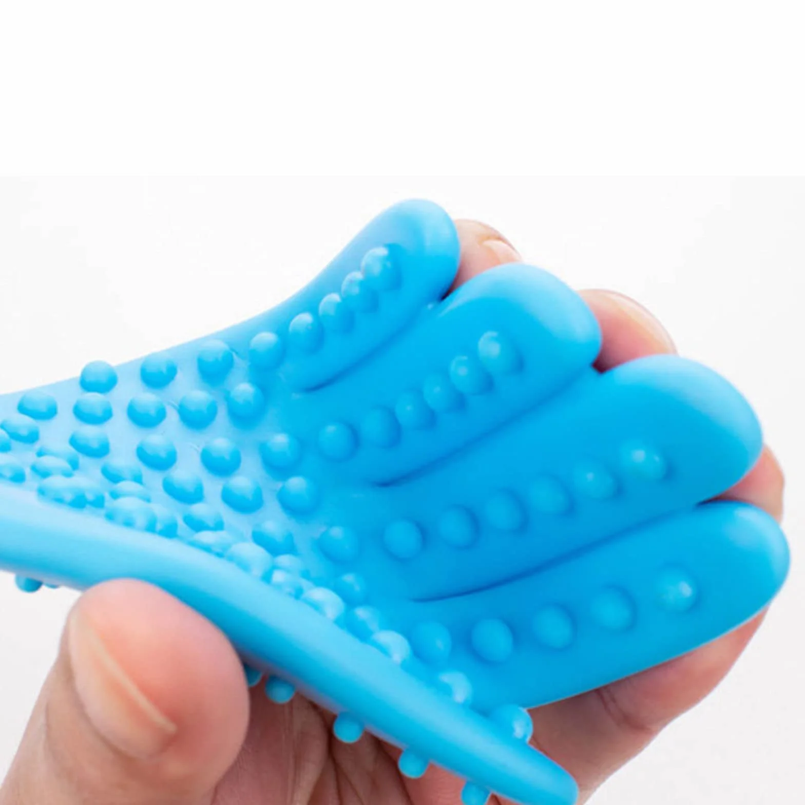 Frisky 3 Pezzi Frusta di Piume Clitoride Erotico Blu Silicone Spanking Paddle Maschera per Gli Occhi Giocattoli del Sesso per Coppie