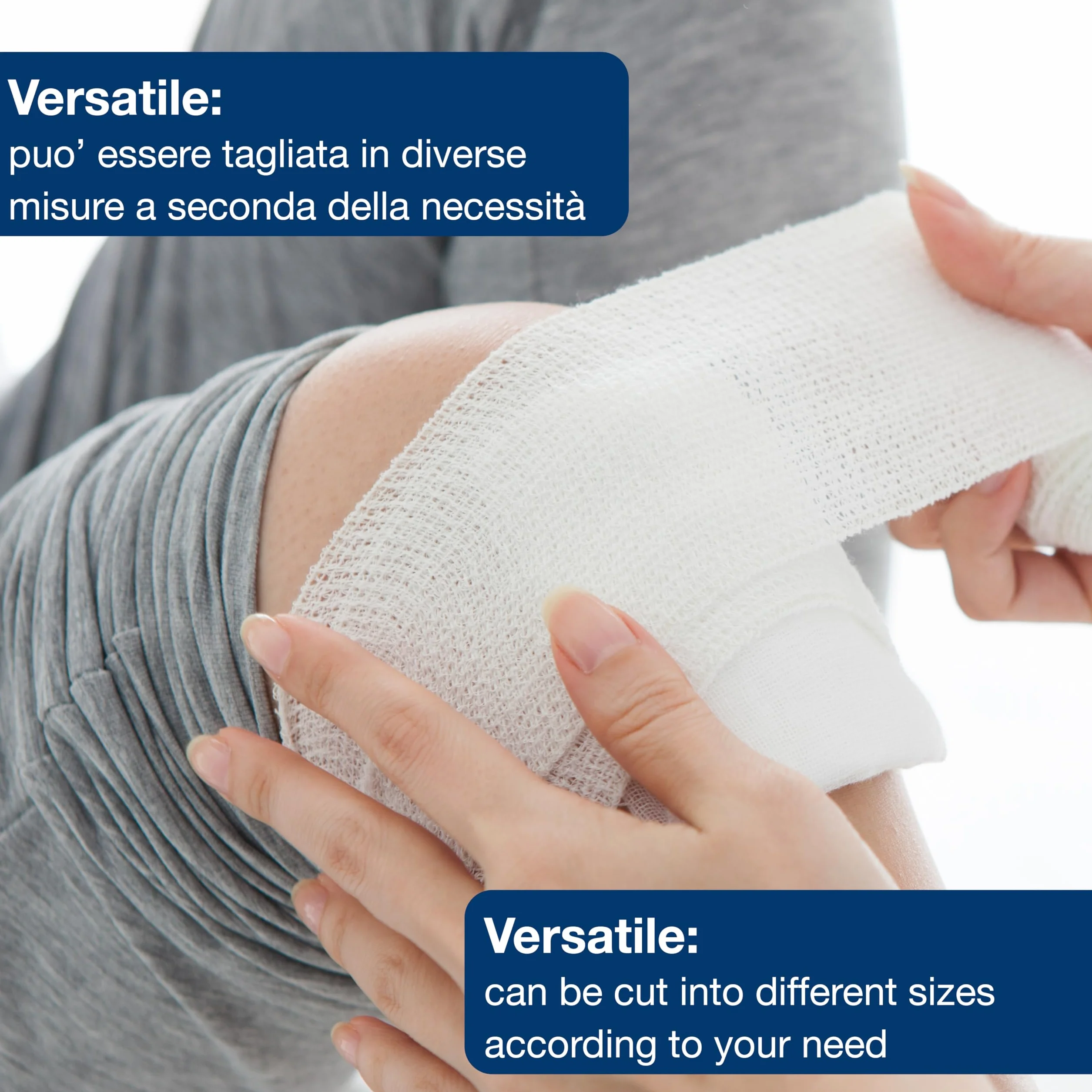 GIMA Benda elastica coesiva 20m x 10cm confezione da 1