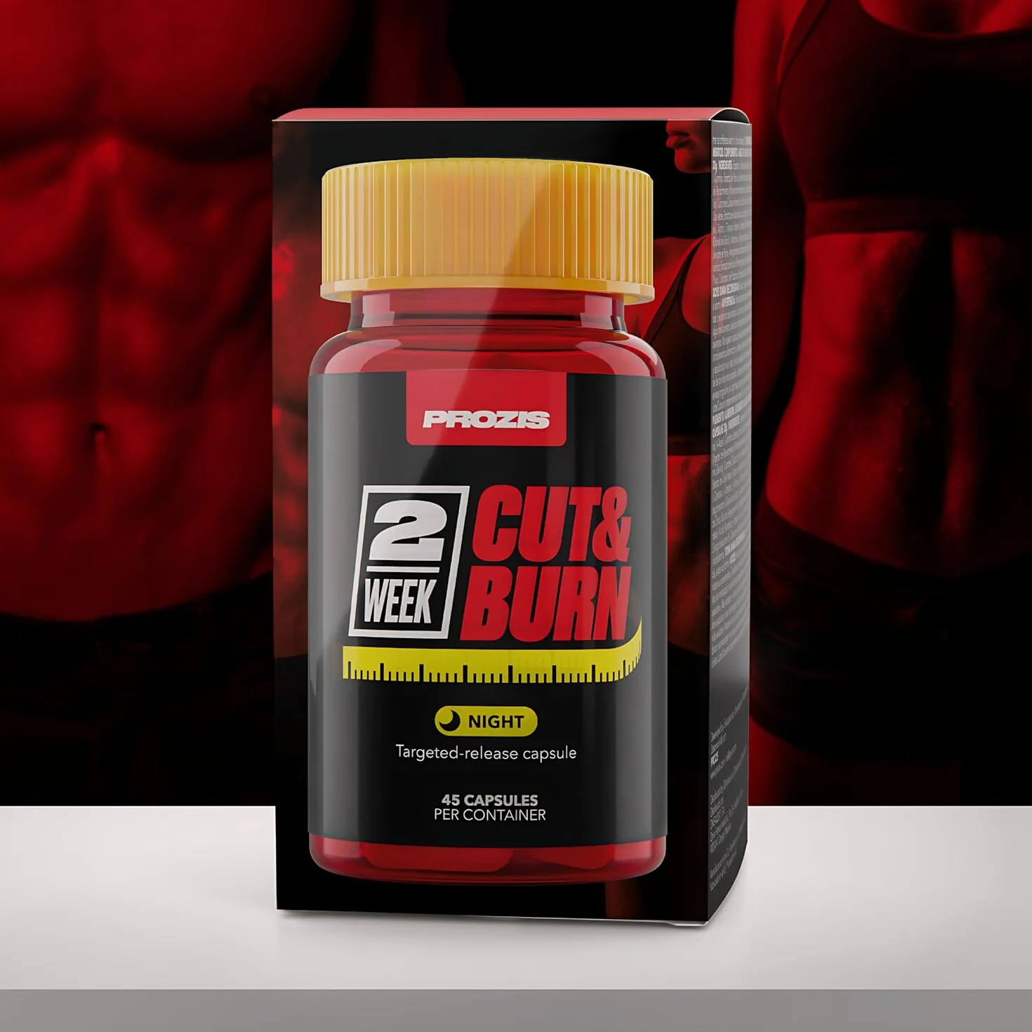 Prozis 2 Week Cut & Burn 45 Capsule Day/Night Formula Dimagrante