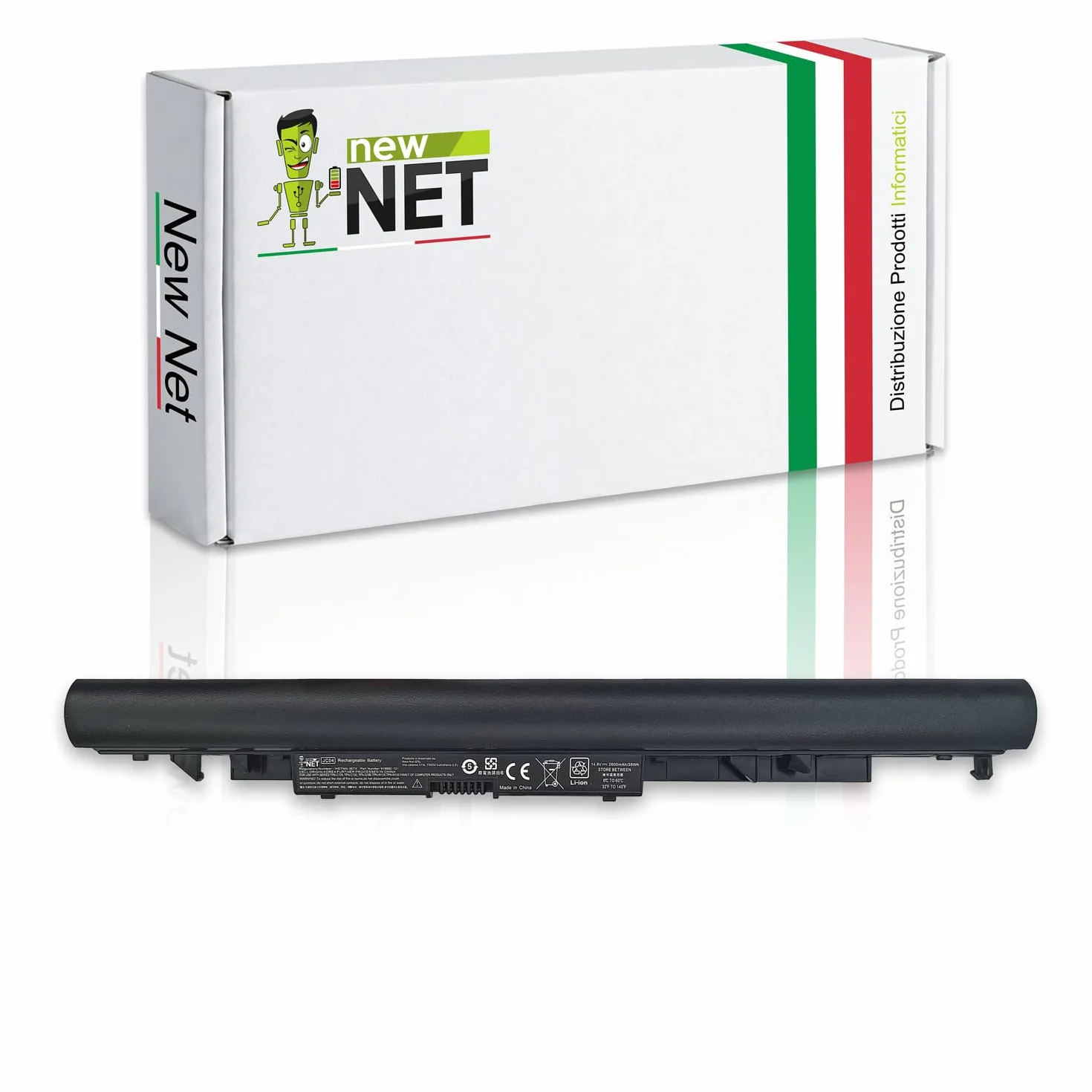 New Net - Batteria compatibile con Notebook HP JC04 HSTNN-IB7X HSTNN-DB8A HSTNN-DB8E HSTNN-H7BX HSTNN-L67N HSTNN-LB7V HSTNN-LB7W HSTNN-PB6Y JC03 TPN-C129 TPN-C130 TPN-Q186
