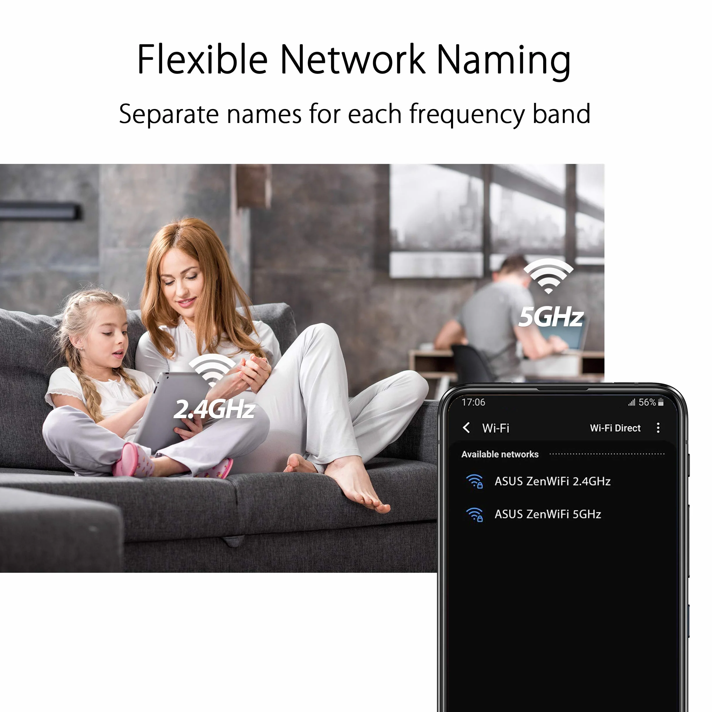 ASUS ZenWiFi XD4 Plus - Per Modem Operatore e ONT, Sistema Mesh WiFi 6 AX1800, fino a 445 m², AiMesh, AiProtection, Parental control, Router App, 3 Pezzi, Bianco
