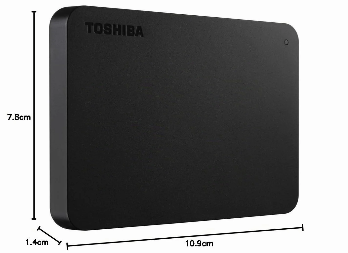 Toshiba 2TB Canvio Basics Portable External Hard Drive, USB 3.2. Gen 1, Black (HDTB420EK3AA)