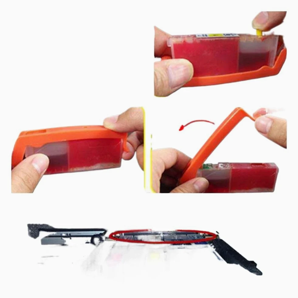 Kit di ricarica d'inchiostro 6 Inchiostri coloranti a colori 100ml Compatibile con MG7750 MG7751 MG7752 MG7753 TS8050 TS9050