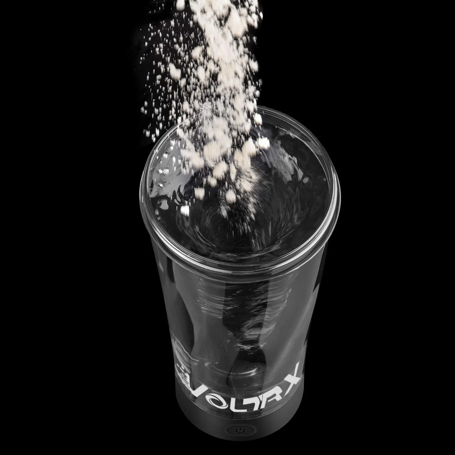 VOLTRX Shaker Elettrico per Proteine Tritan Senza BPA 700ml Vortex Portatile USB Ricaricabile Nero