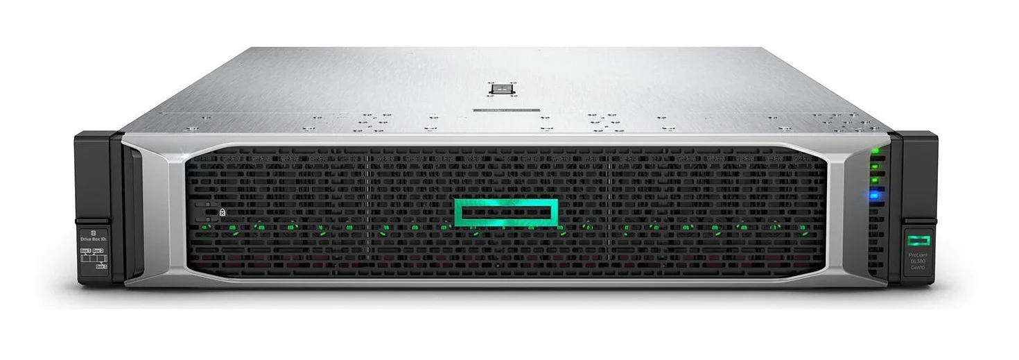 HPE ProLiant DL380 Gen10 Server 2U 2-Way Xeon Silver 4208 2.1 GHz 32 GB RAM SATA/SAS Hot-Swap 3.5" GigE