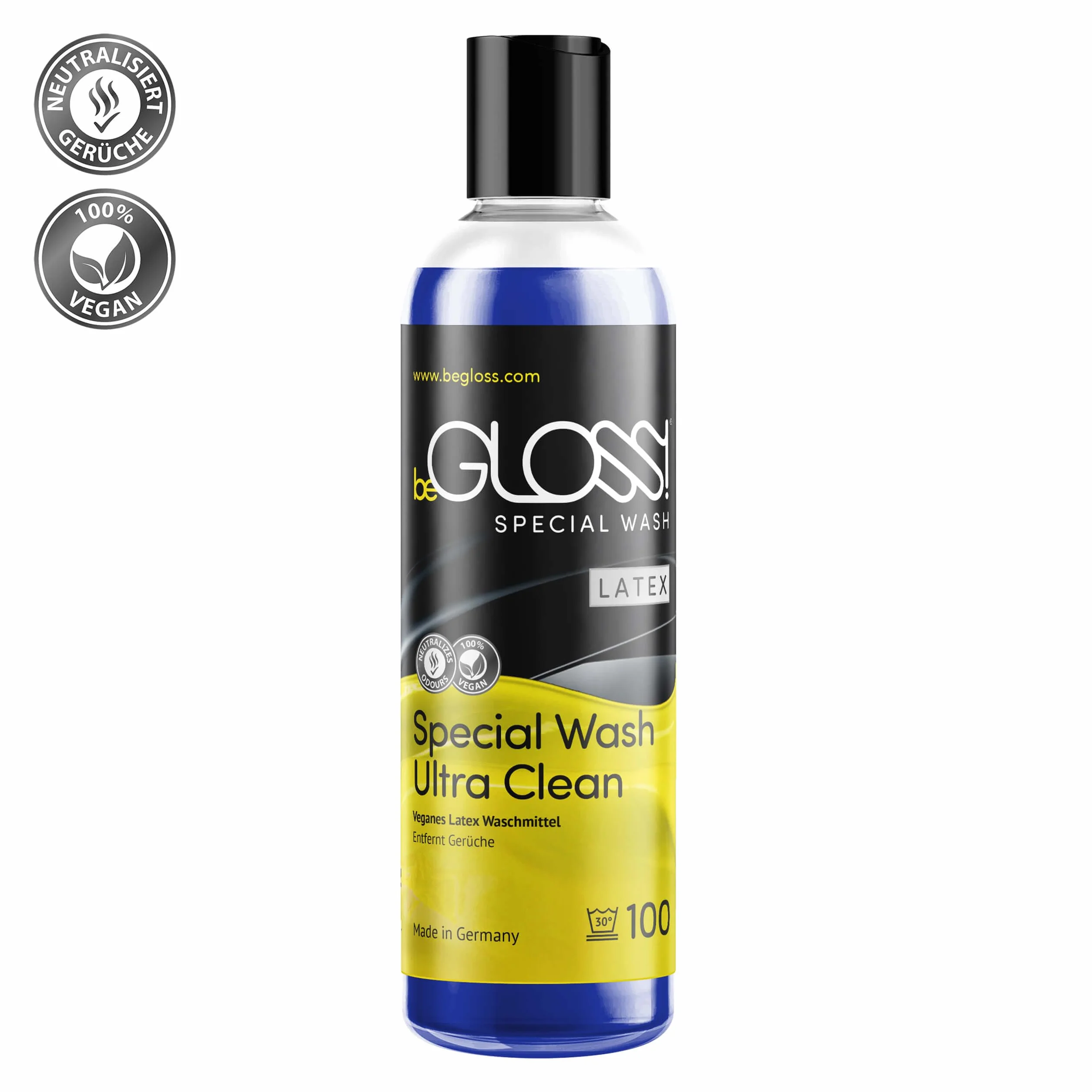 Set completo per la cura del lattice 100 - Easy GLIDEml - Perfect Shine - Special WASH