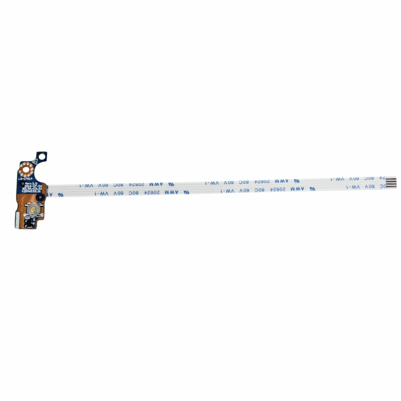 Gintai Scheda con Tasto accensione Pulsante per HP 15-A 15-AC 15-AF 15-BA 15Z-BA 15-AY 250 G4 250 G5 255 G4 255 G5 256 G4 LS-C701P NBX00020I00 435MW232L01 855012-001 813955-001