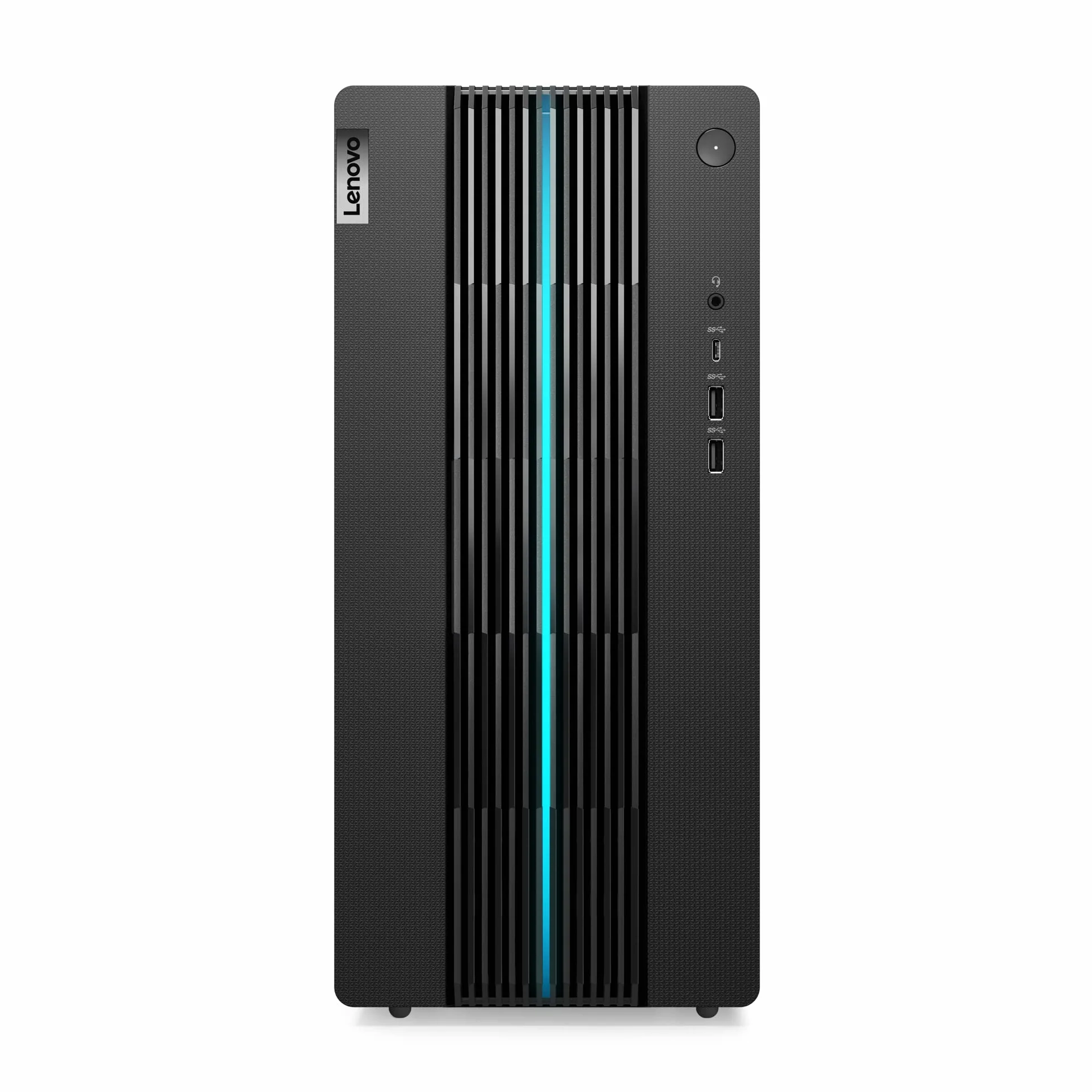 Lenovo Ideacentre Gaming 5 17ACN7 - Computer desktop (AMD Ryzen 5 5600G, 8 GB RAM, 512 GB SSD, NVIDIA GeForce RTX 3050-12 GB, Windows 11 Home) Tastiera AZERTY (Francese) e Mouse USB, colore: Nero