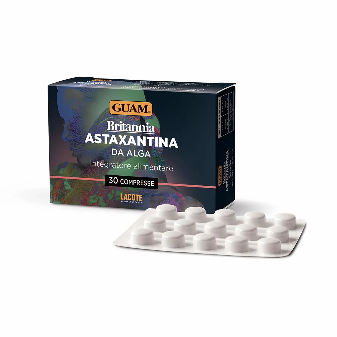 Guam Britannia Astaxantina Integratore Alimentare 30 compresse