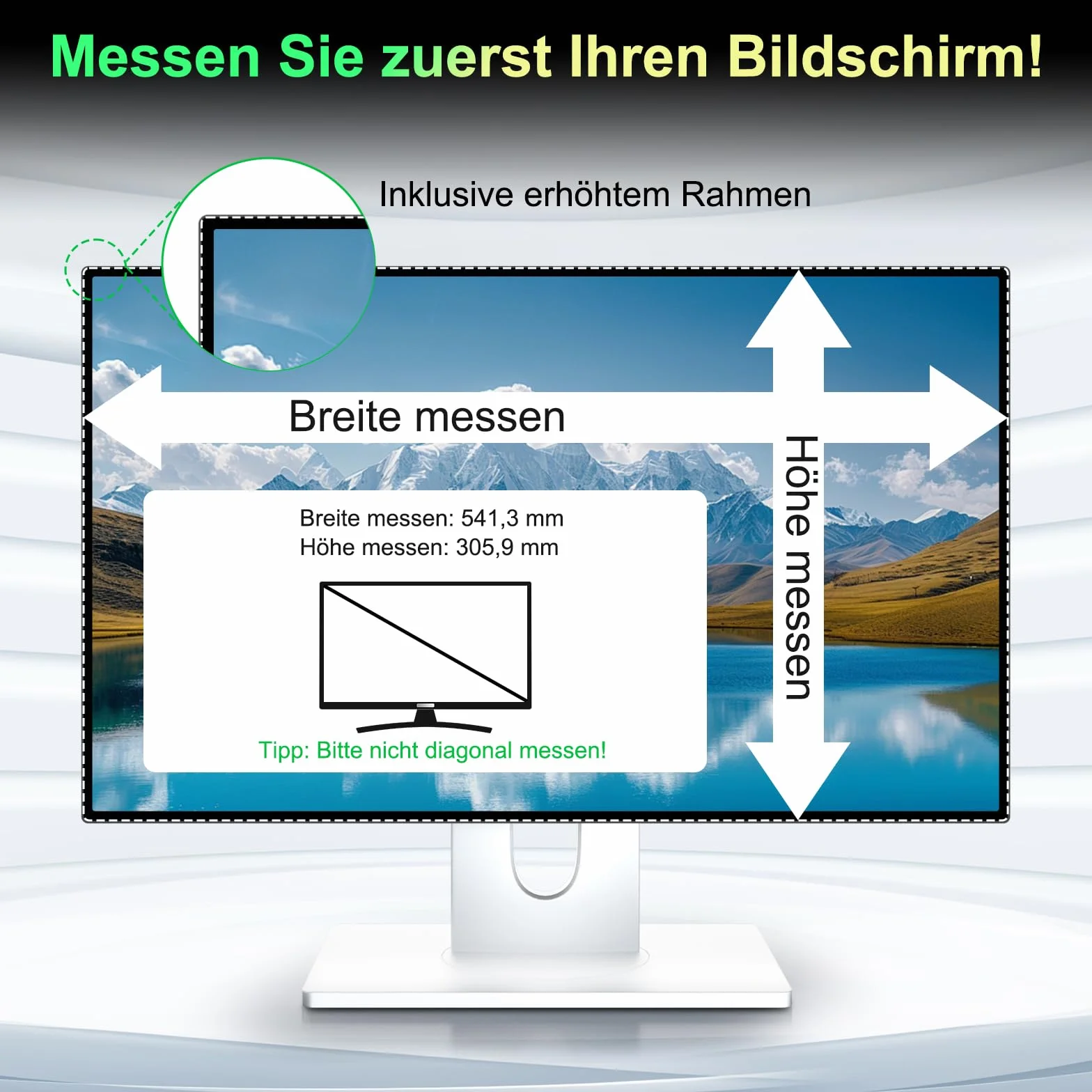Filtro privacy magnetico per schermo da 24 pollici, rapporto di aspetto 16:9, antiriflesso, anti-luce blu 24", pellicola protettiva per la privacy, schermo rimovibile per computer monitor