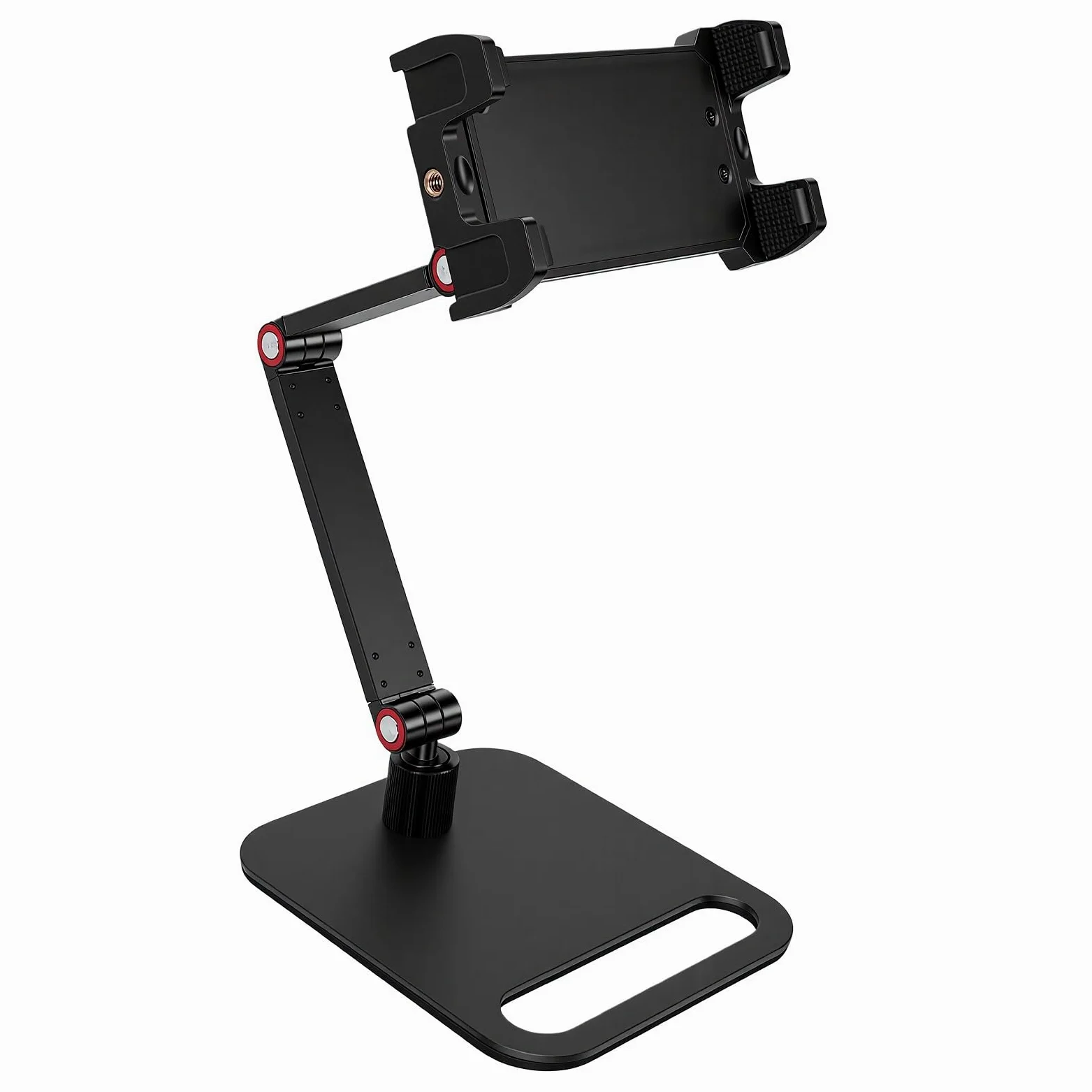 Annadue Supporto Regolabile per Monitor, Morsetto Rotazione 360 Gradi | Supporto da tavolo in lega di alluminio per monitor portatile, supporto per tablet con base antiscivolo
