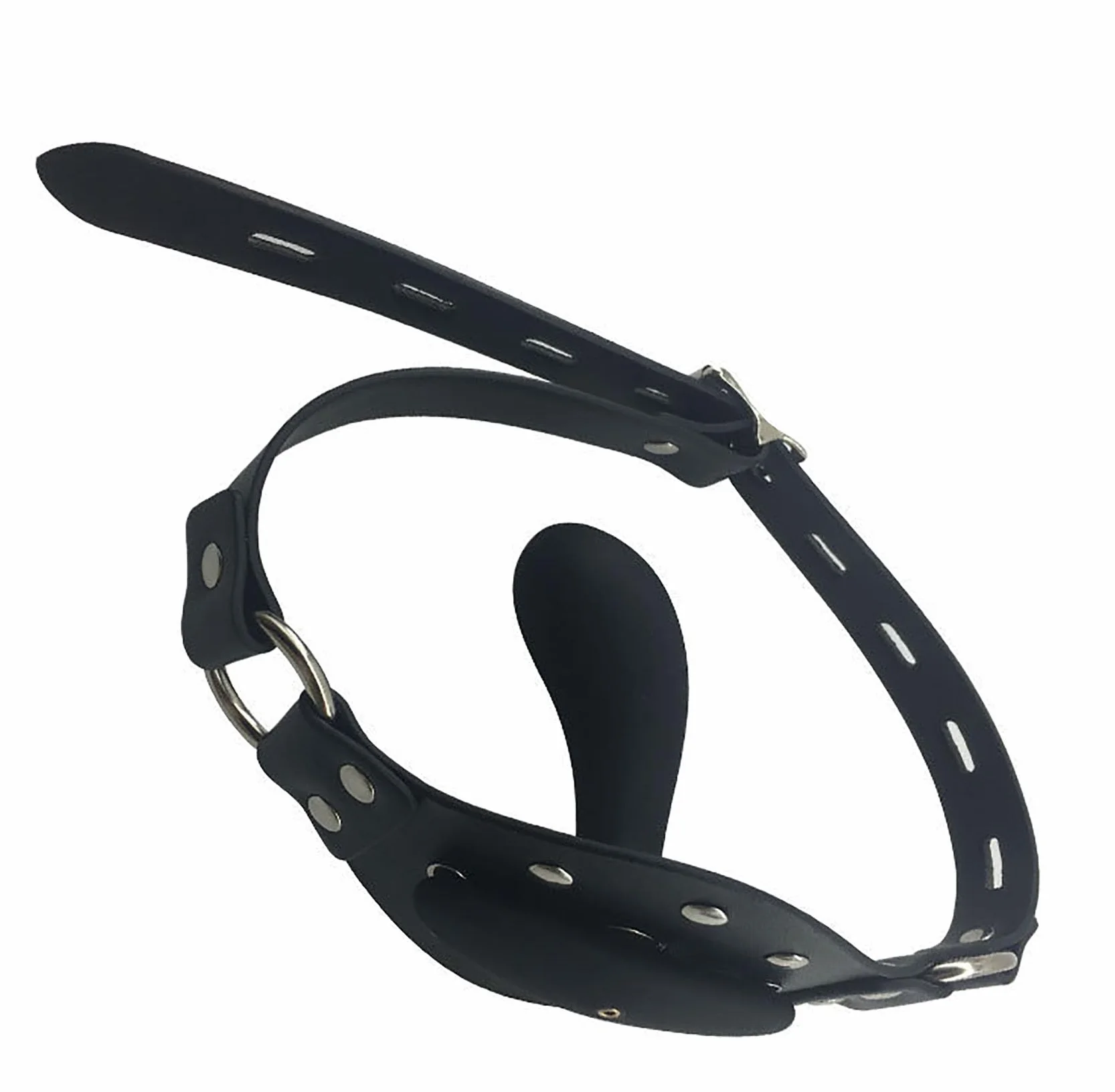 Ball Gag Sex Toys BDSM Kit Bondage Giochi Erotici Uomo Donna (Black)
