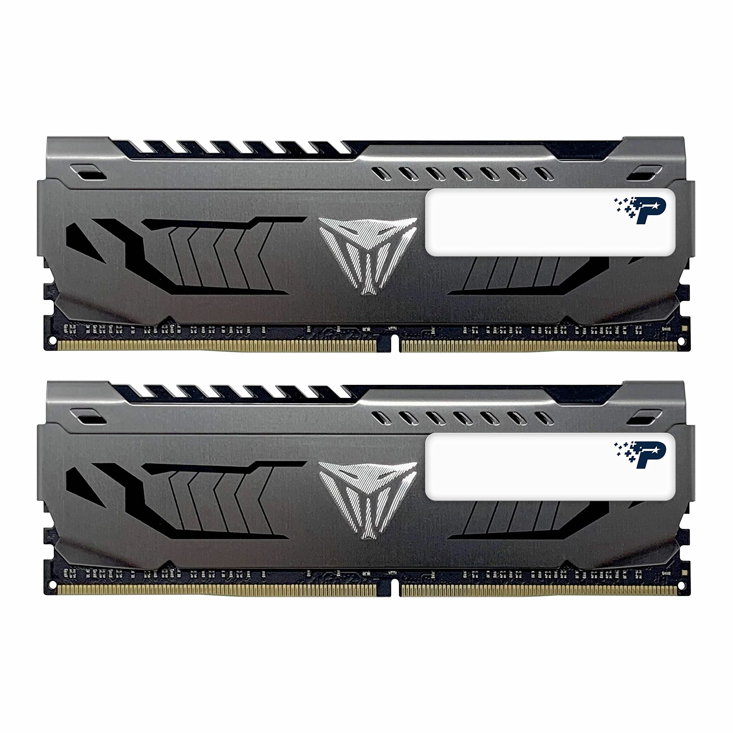 Patriot Viper Steel RAM DDR4 3600 Mhz 16GB (2x8GB) C18 Kit di Memoria Gaming XMP 2.0 Grigio