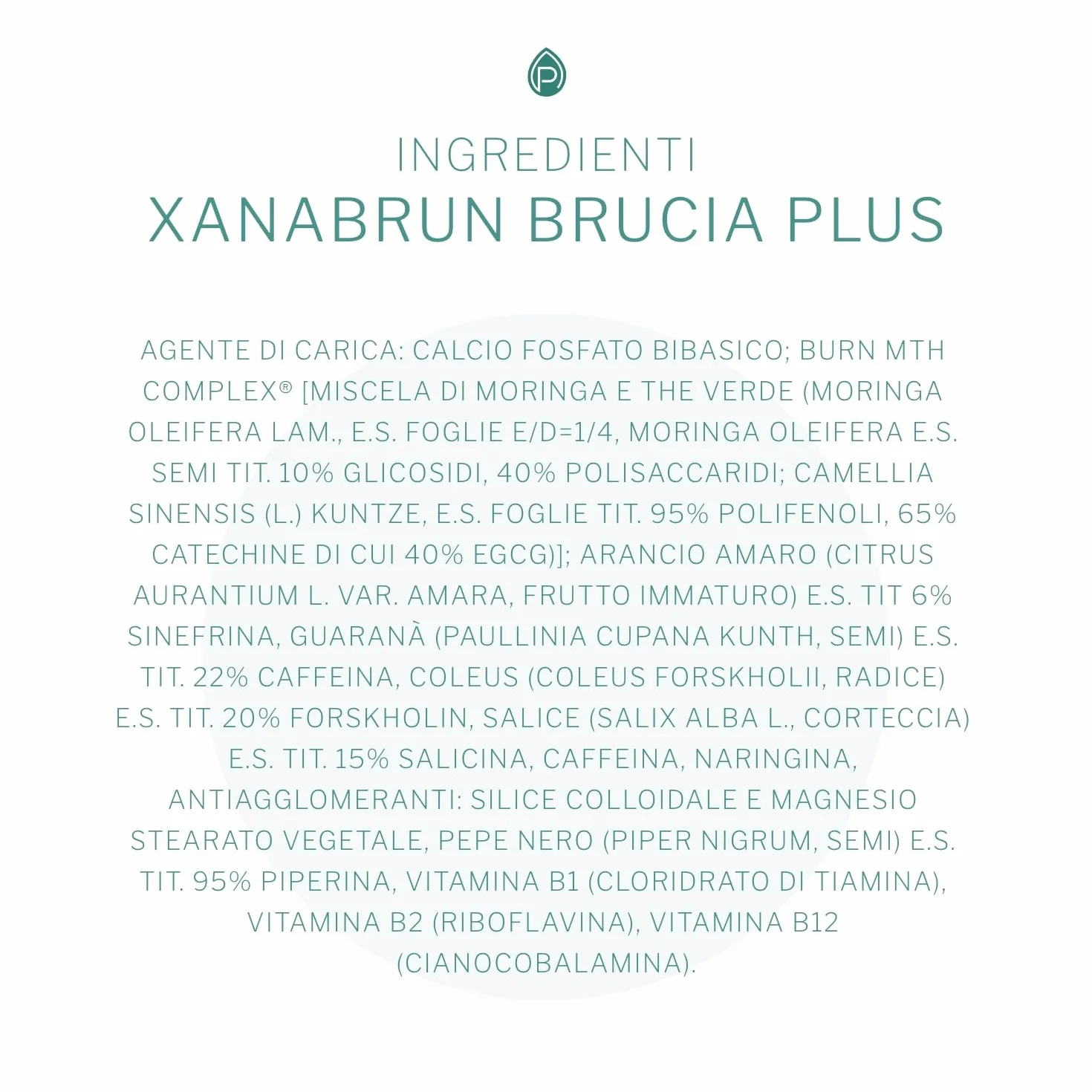 Xanaburn Brucia Integratore Alimentare con Arancio Amaro e Guaranà per Controllo Peso e Drenaggio Liquidi 20 cpr