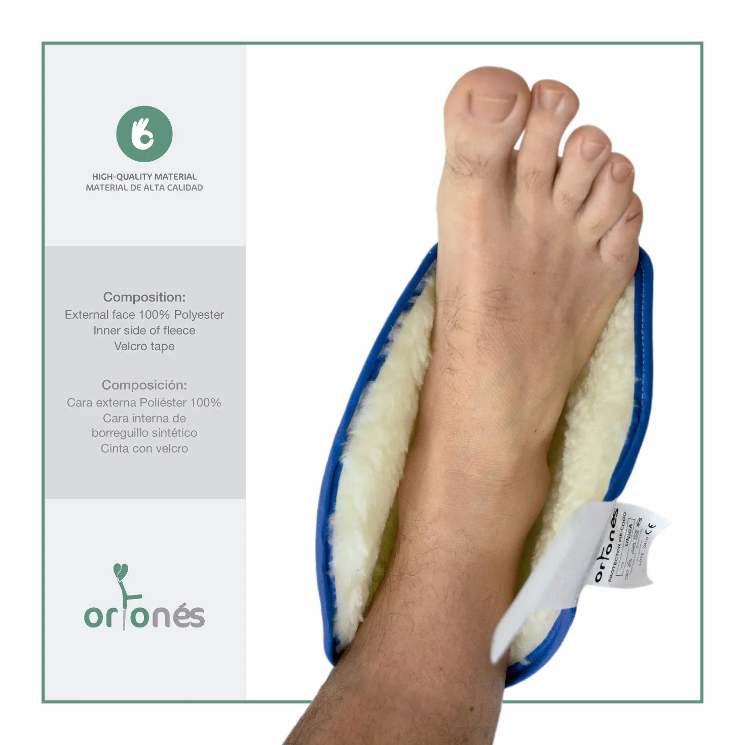 Talloniere Antidecubito Coppia Protettori Tallone Piede Gomito Prevenzione Piaghe Ulcere Pressione Bianco