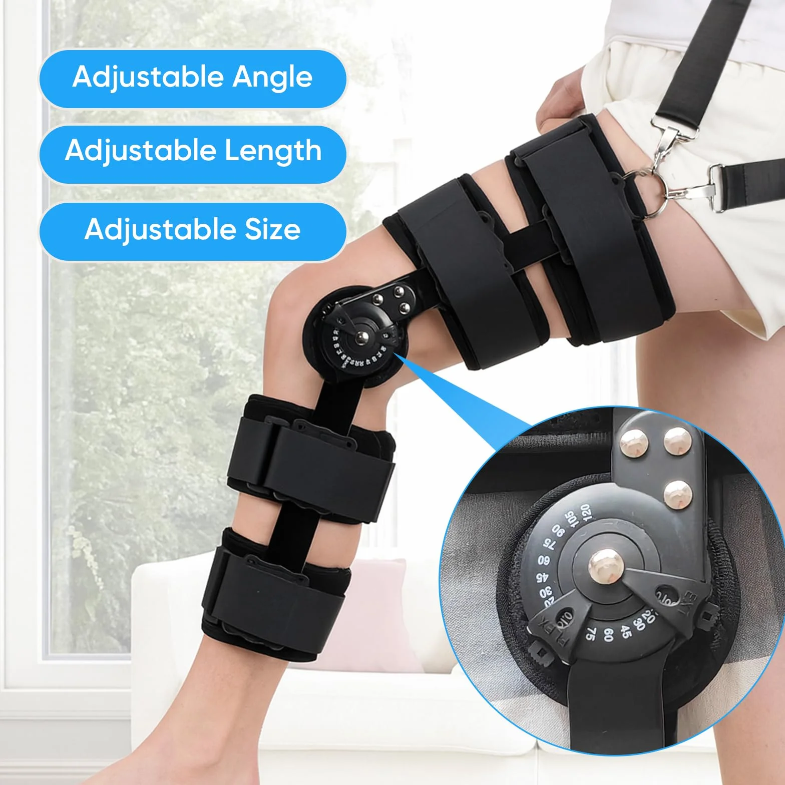Ginocchiera Incernierata ACL MCL PCL Stabilizzazione Uomo Donna