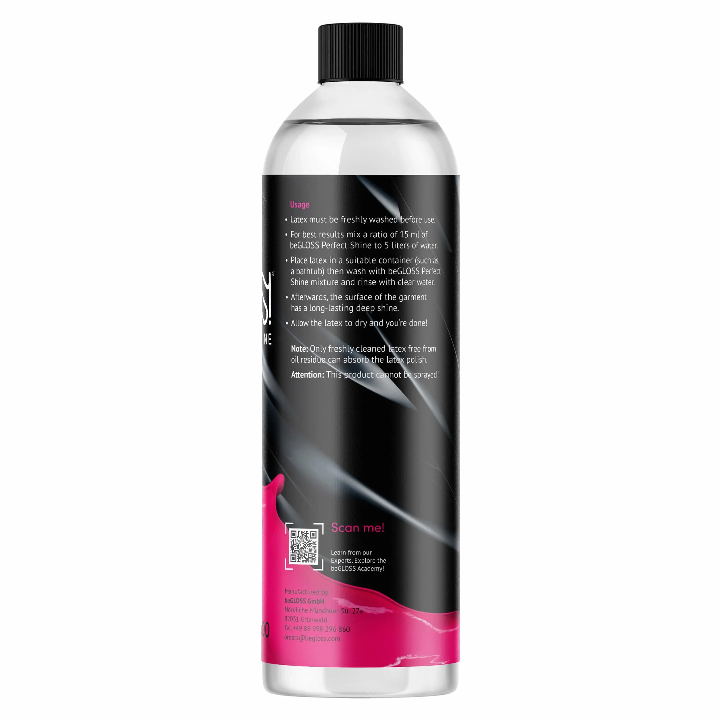 beGLOSS Perfect Shine 1000 ml Lucidante per latex