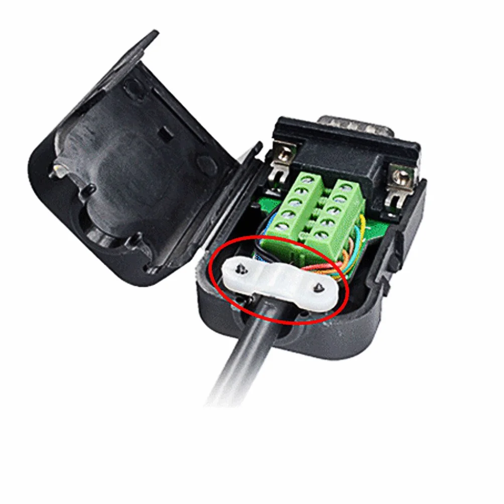 DB15 Breakout Adattatore porta 15 pin a terminale Modulo di segnale con alloggiamento (connettore maschio, vite con custodia)