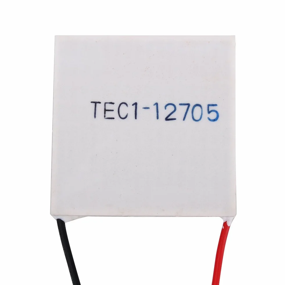 Wal front TEC1-12705 Raffreddatore Termoelettrico Peltier Piastra Dissipatore di Calore Accessori di Raffreddamento Modulo Elemente 12V 5A 40 × 40 × 3,8 mm