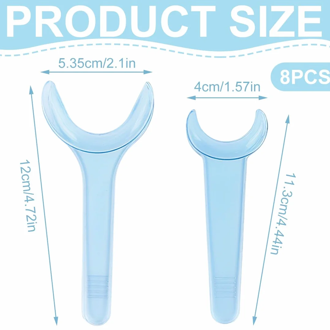 EIHI Apribottiglie a forma di T per bocca 8 pezzi divaricatore bocca 2 colori