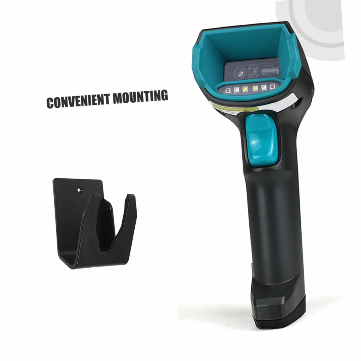Uonlytech Supporto per Scanner Codici a Barre da Scrivania e Parete, Set da 3 Pezzi, Montaggio Sospeso Stabile