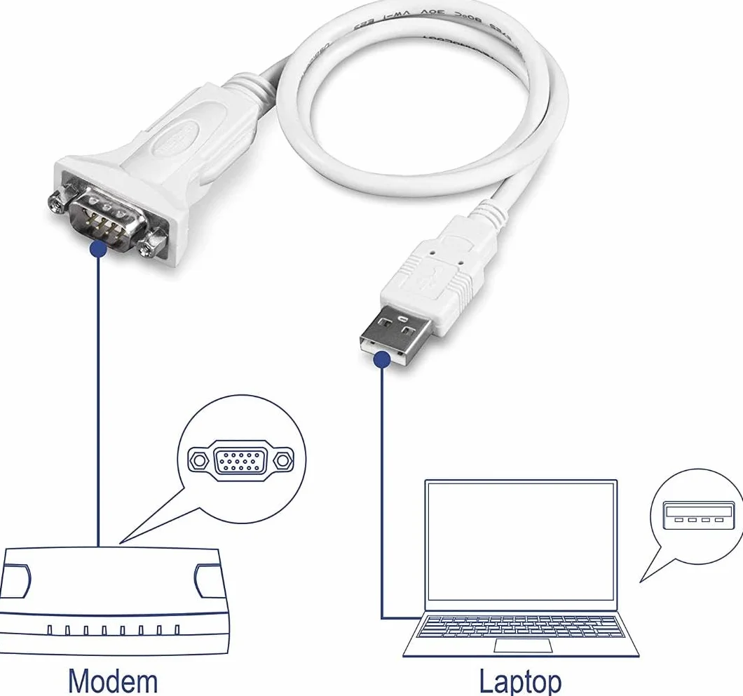 TRENDnet, TU-S9, Cavo convertitore da USB a seriale a 9 pin, collega un dispositivo seriale RS-232 a una porta USB 2.0, supporta Windows e Mac, USB 1.1, USB 2.0, USB 3.0