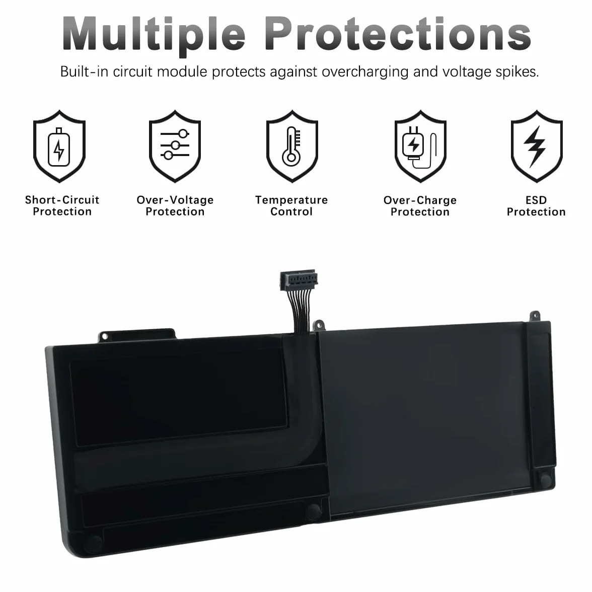 A1382 Laptop Batteria per MacBook Pro 15-inch A1286 (Early 2011, Late 2011, Mid 2012) MC721LL/A MD318LL/A MD322LL/A MC723LL/A MD035LL/A MD103LL/A MD104LL/A 10.95V