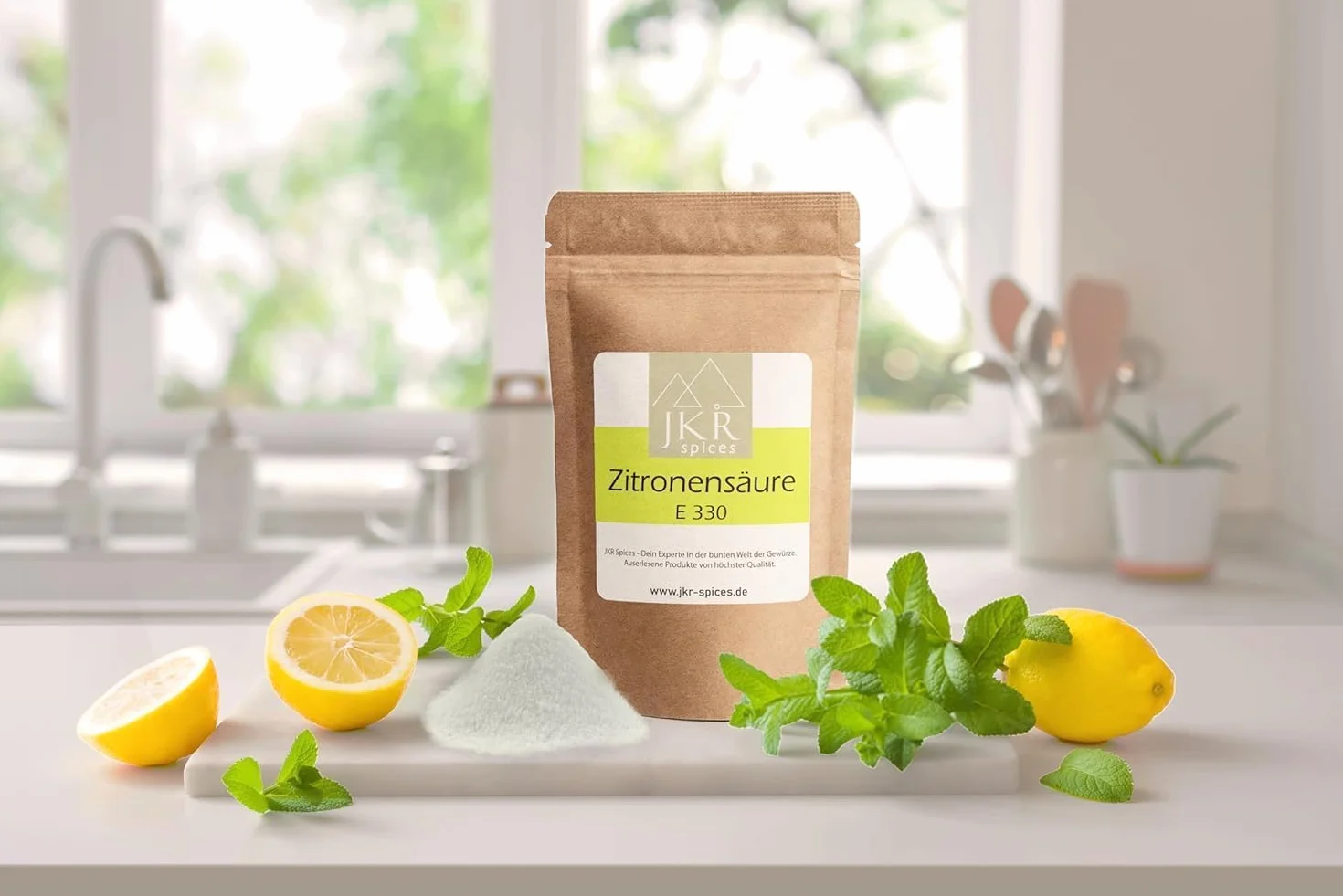 JKR Spices acido citrico in polvere 200g qualità alimentare E330