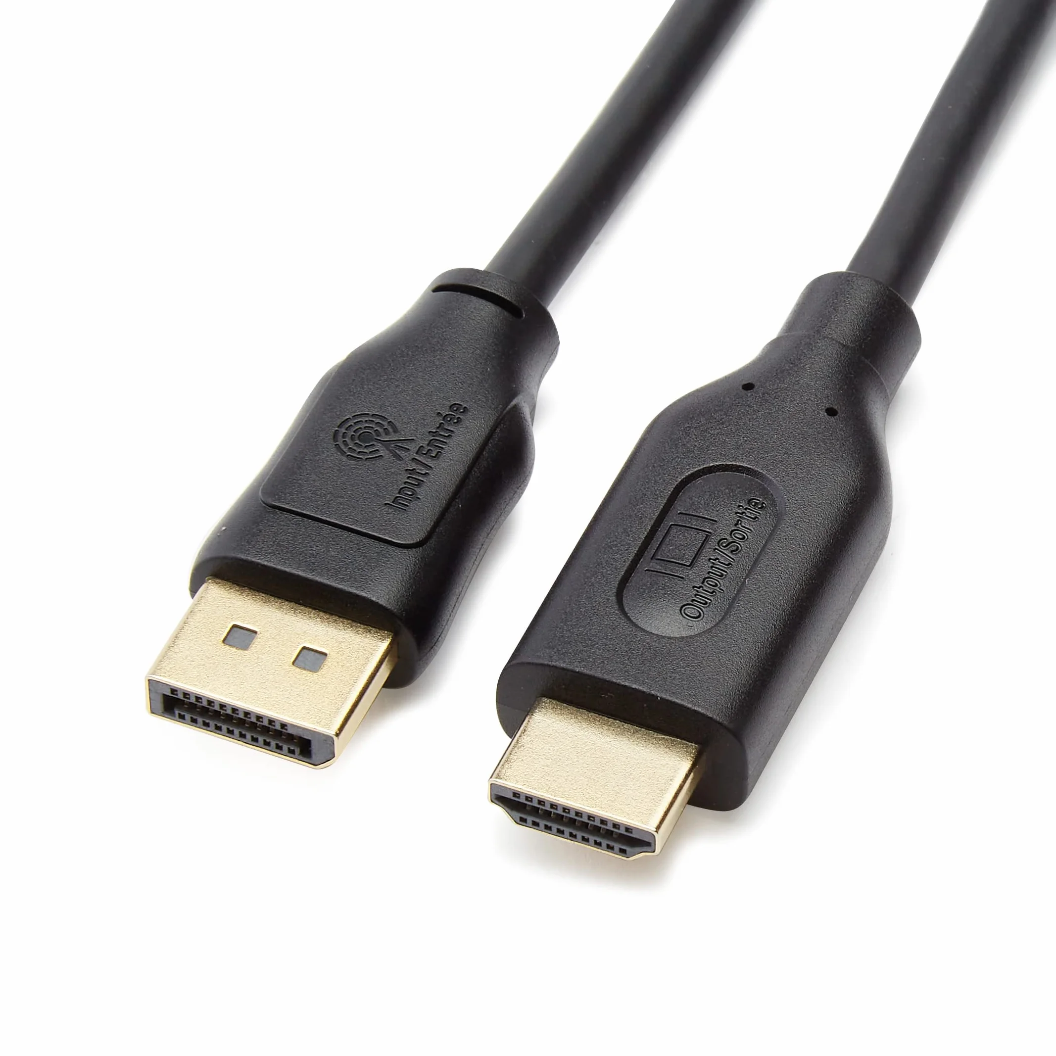 Amazon Basics Cavo DisplayPort a HDMI unidirezionale 4K 30Hz 1080p 1.8m Nero