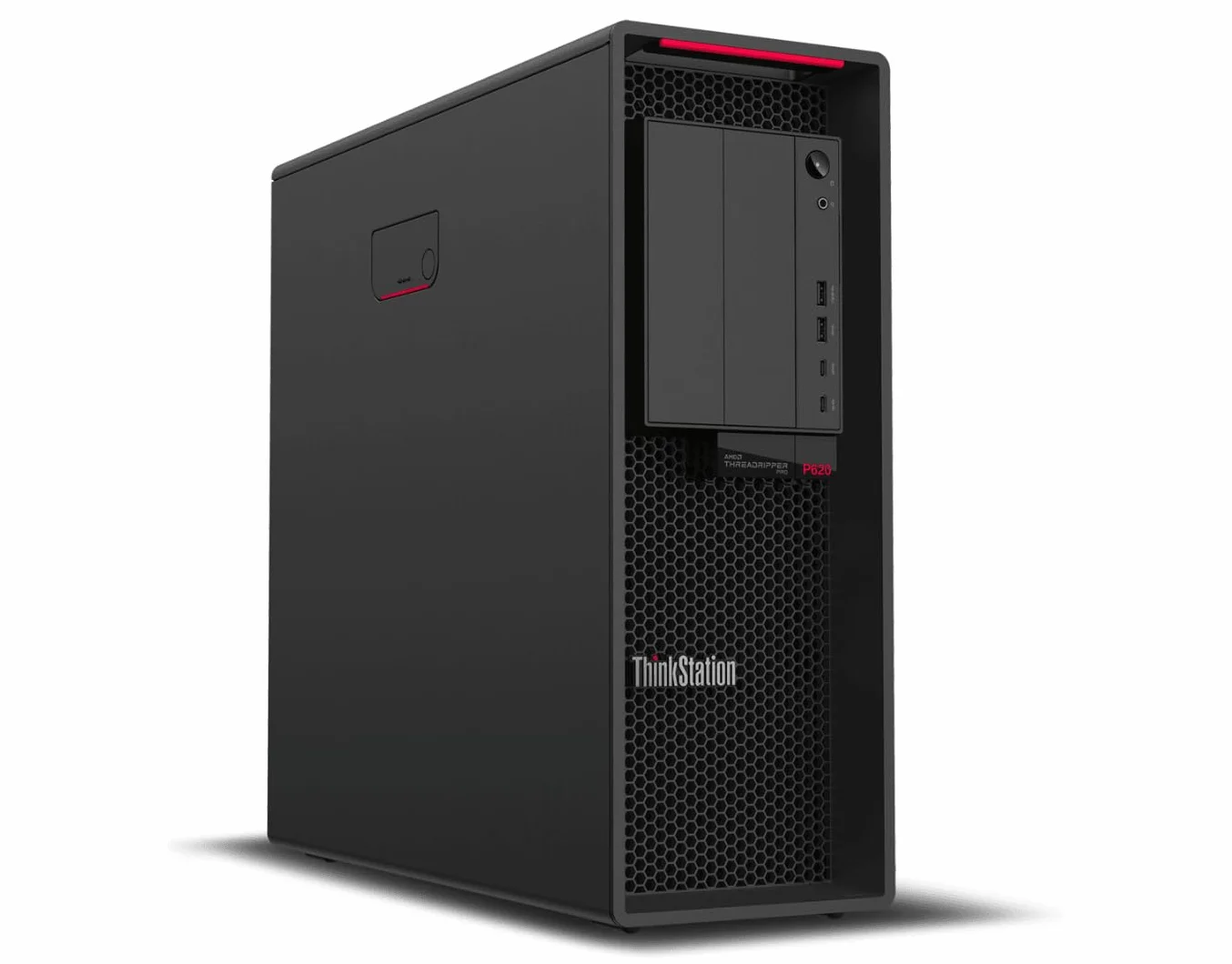 Lenovo ThinkStation P620 AMD Ryzen Threadripper PRO 5975WX 2TB SSD 64GB RAM Nvidia GeForce RTX 3080 Windows 11 Pro PC Ricondizionato