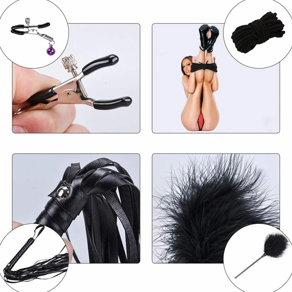 Bondage Set SM Sex Restraints 26 Pieces Fetish Leather Sex Toys