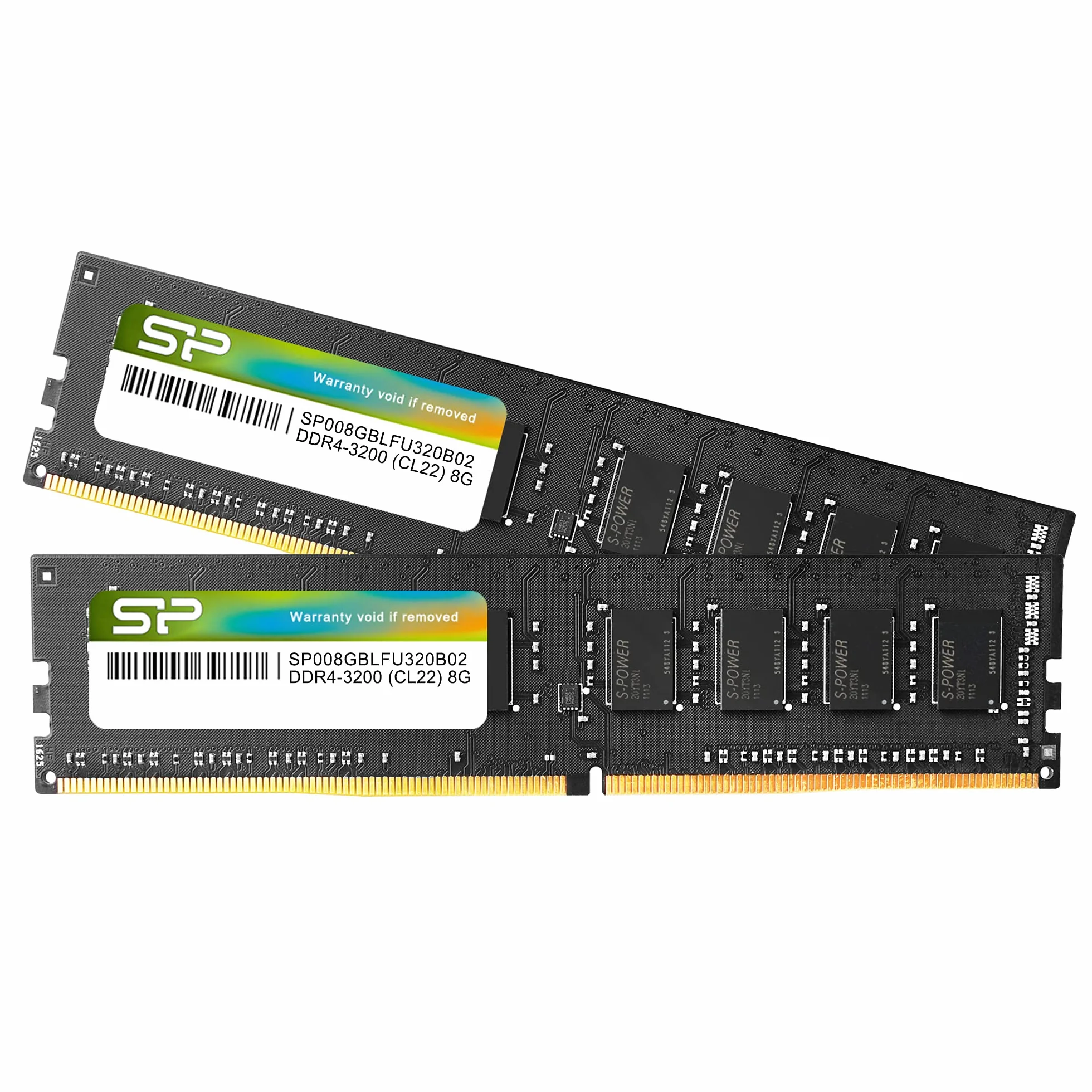Silicon Power DDR4 16 GB Kit (8 GB x2) 3200 MHz (PC4-25600) CL22 UDIMM 288 pin memoria desktop
